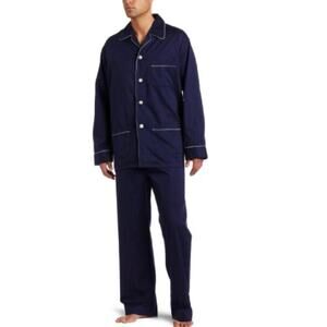 Derek Rose London Men’s Luxury Cotton Jacquard Pajama Set
